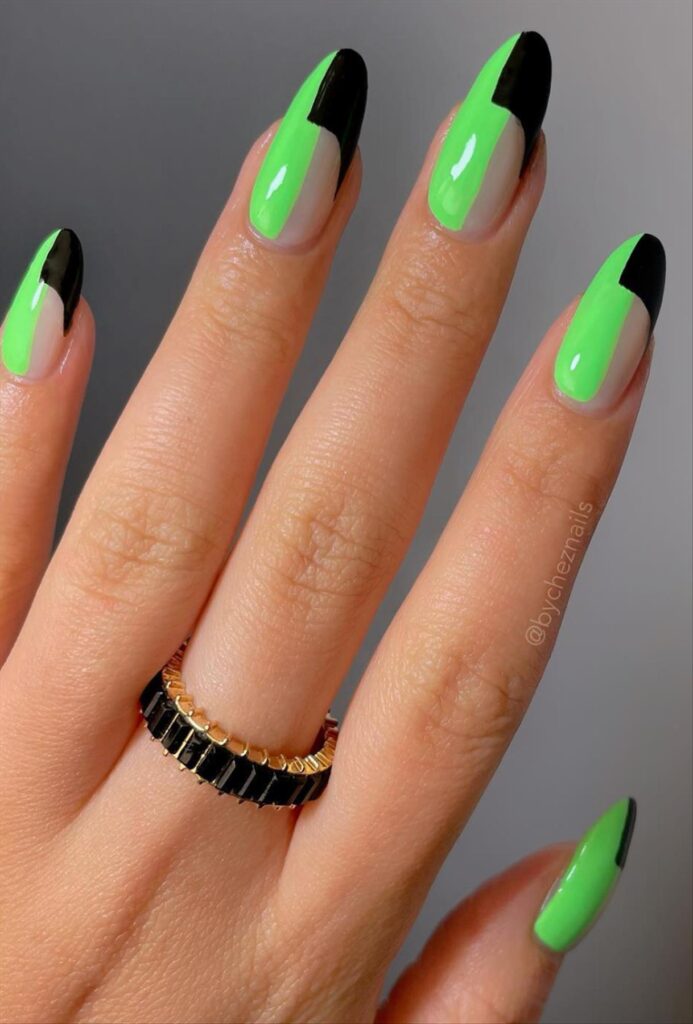 15 Winter nail designs with cool black accents