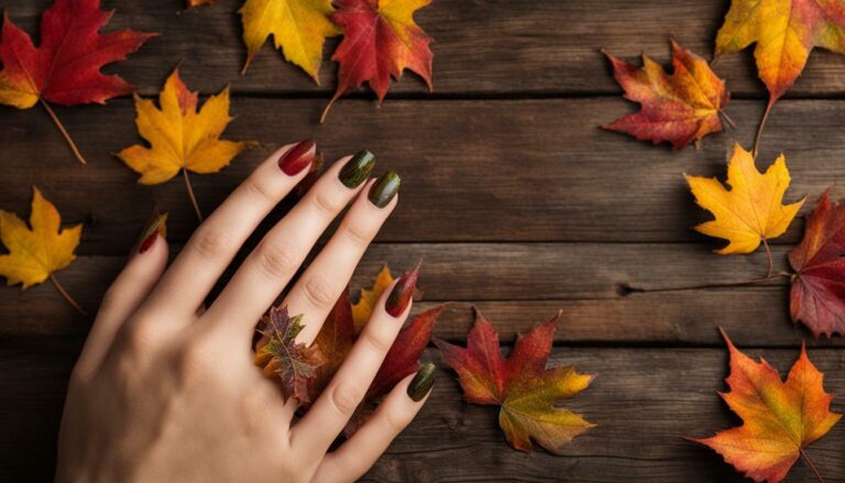 simple fall nails: (fall nails ideas autumn)