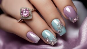 valentine's nails