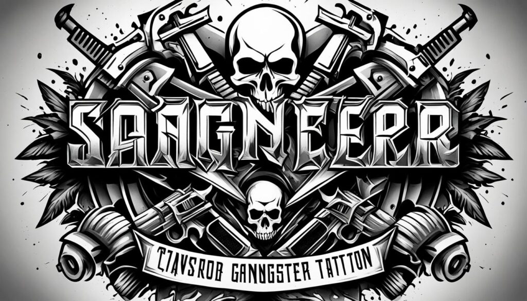 Gangster Tattoo Fonts Inspiration