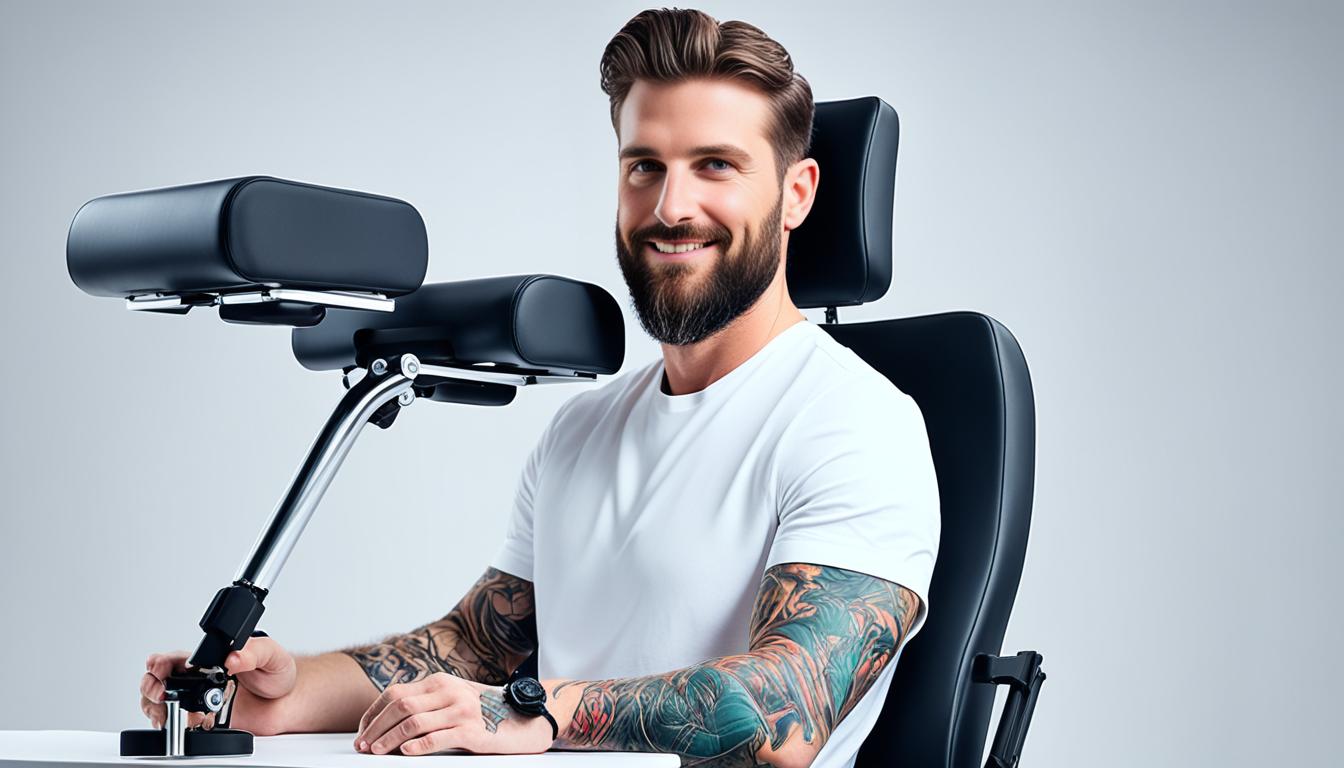 ergonomic arm support for tattoo artists