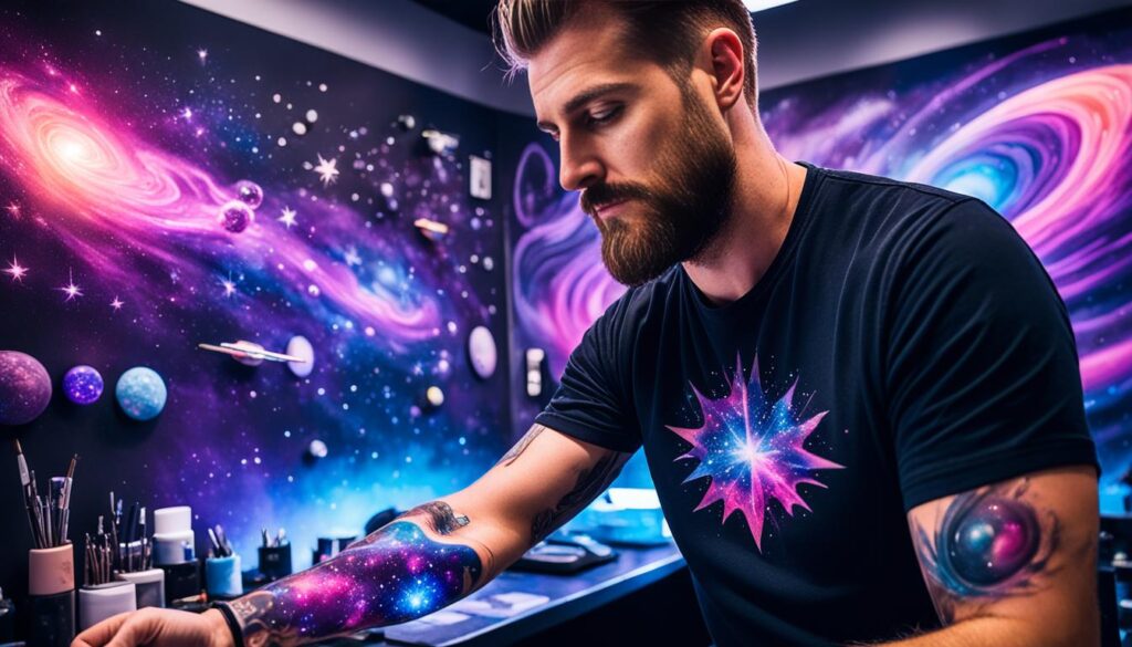 galaxy tattoo artist