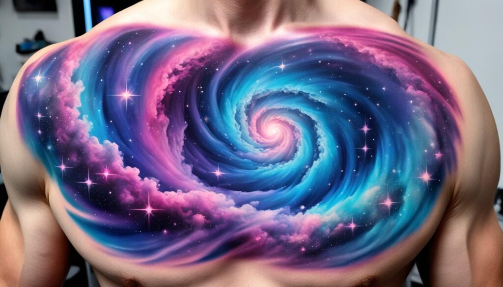 galaxy tattoo design