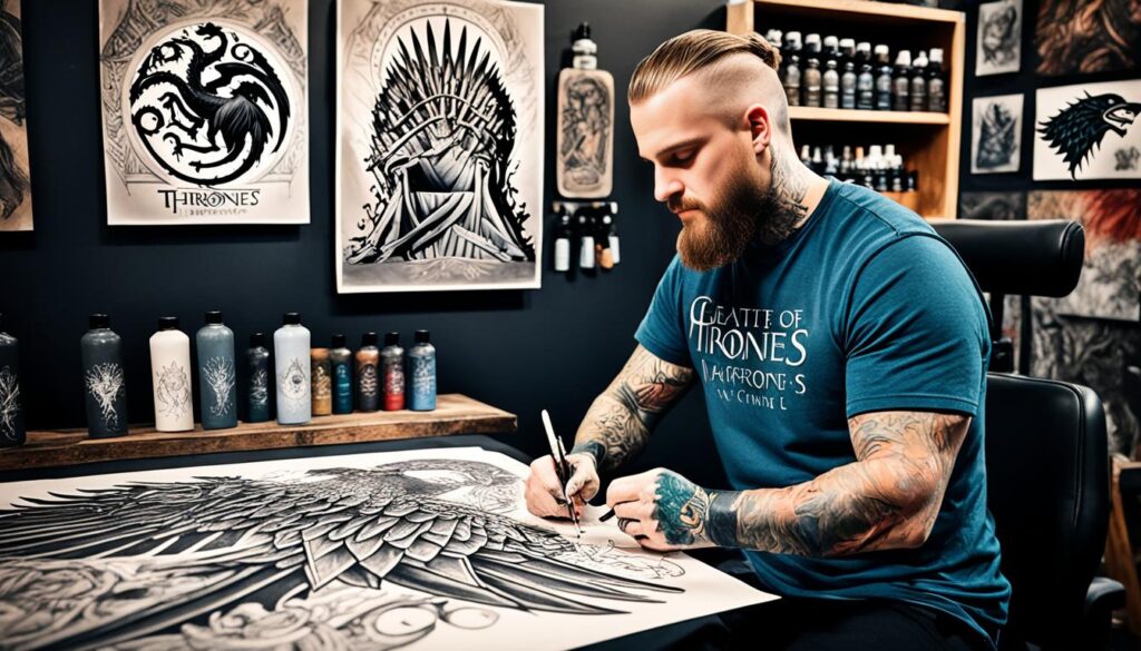 game of thrones tattoo artist