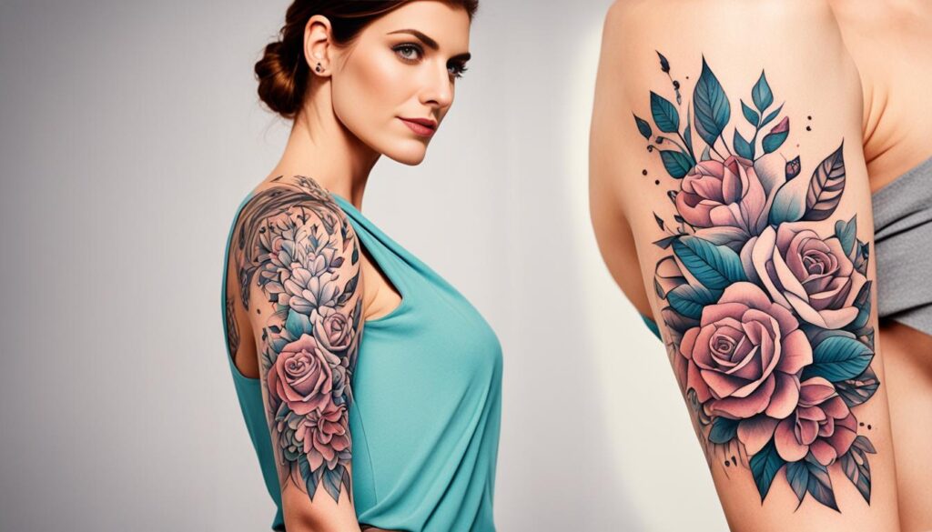 popular shoulder tattoo placements