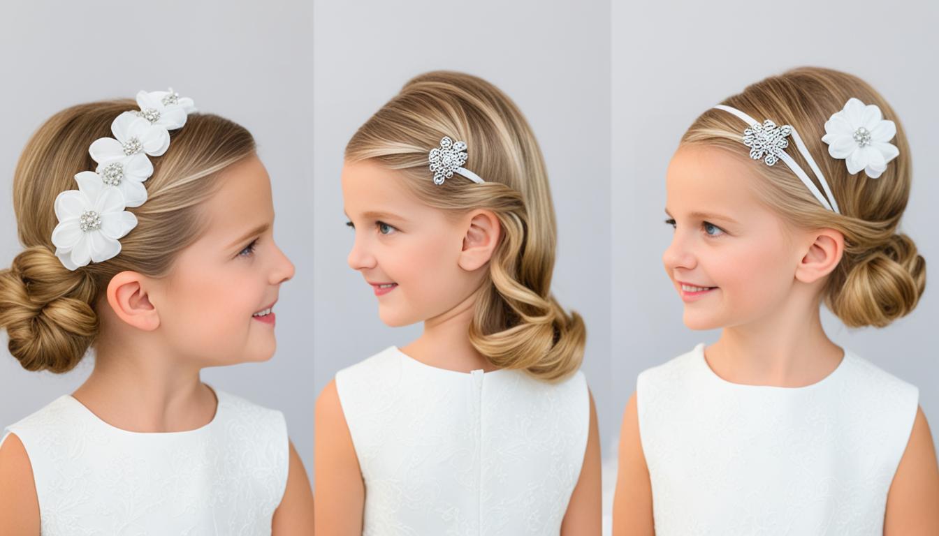simple baptism hairstyles