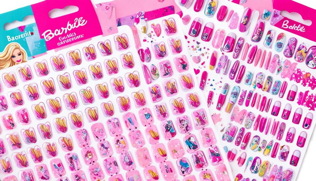 Barbie nail stickers assortment
