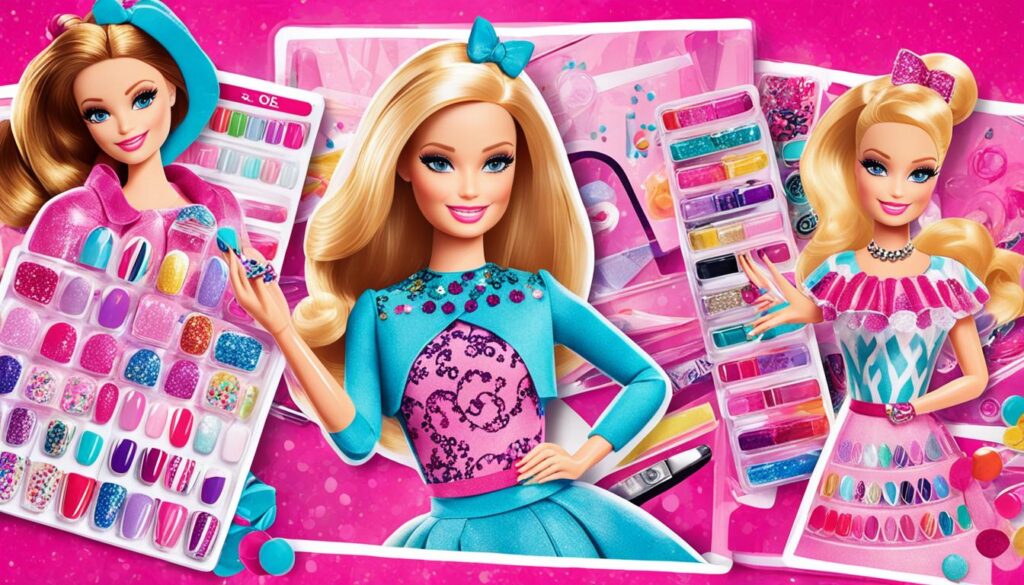 Trendy Barbie Nail Designs